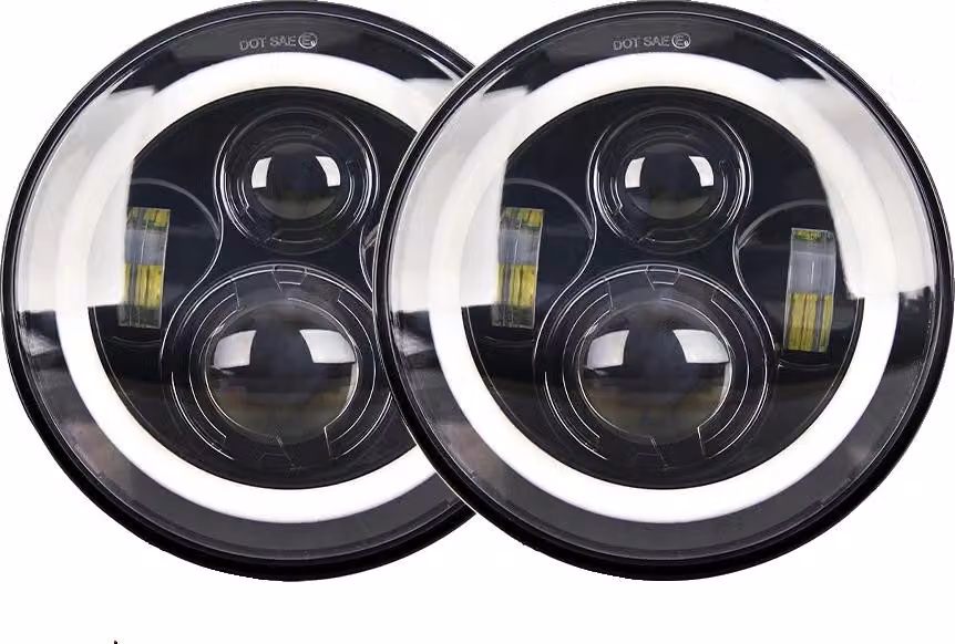 Faro a LED, impermeabile, resistente agli urti, 2 pezzi J003T