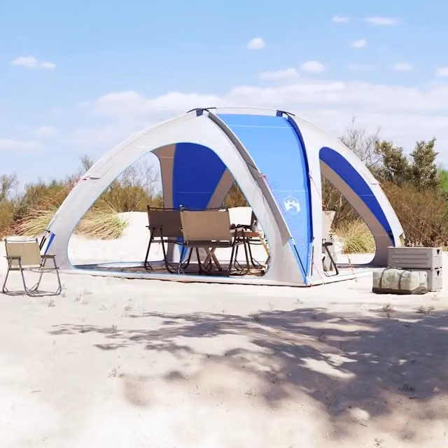 Tenda per Feste Azzurra Impermeabile 4009546