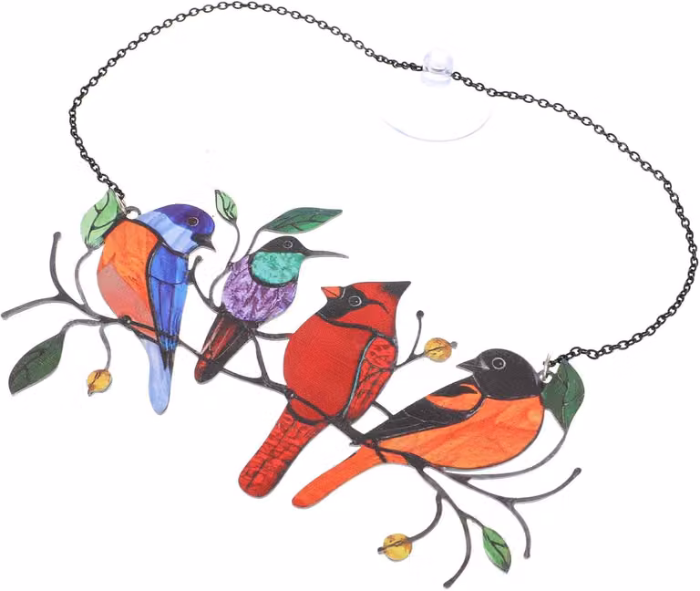 Appendiabiti in ferro con un design artistico a forma di uccello, ideali come elegante decorazione per finestre in camere da letto e altri ambienti