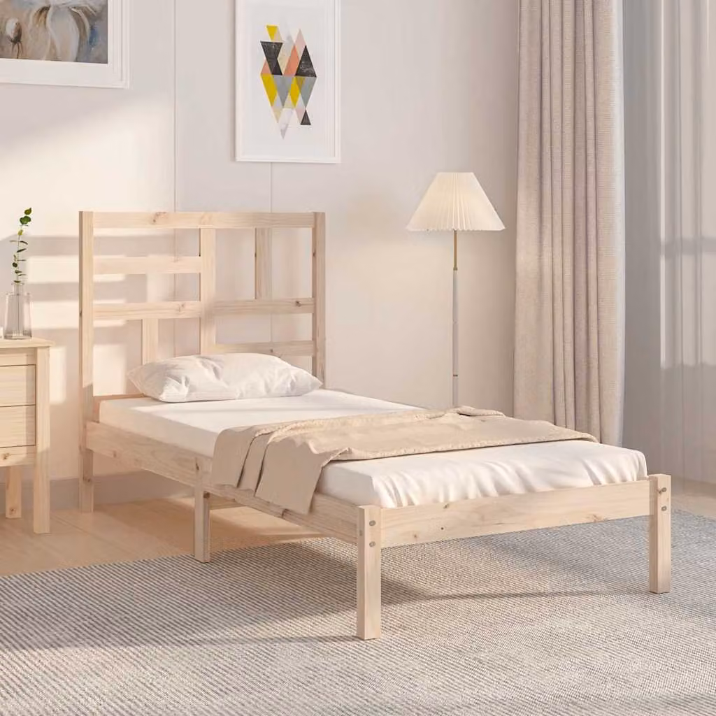 vidaXL Giroletto in Legno di Pino Massello Rustico L 90 x P 200 cm