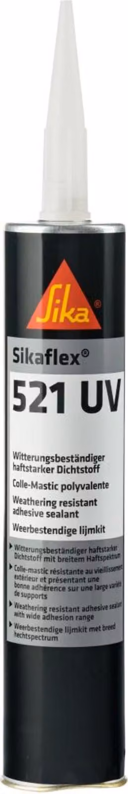 Sikaflex-521 UV nero cartuccia da 300 ml