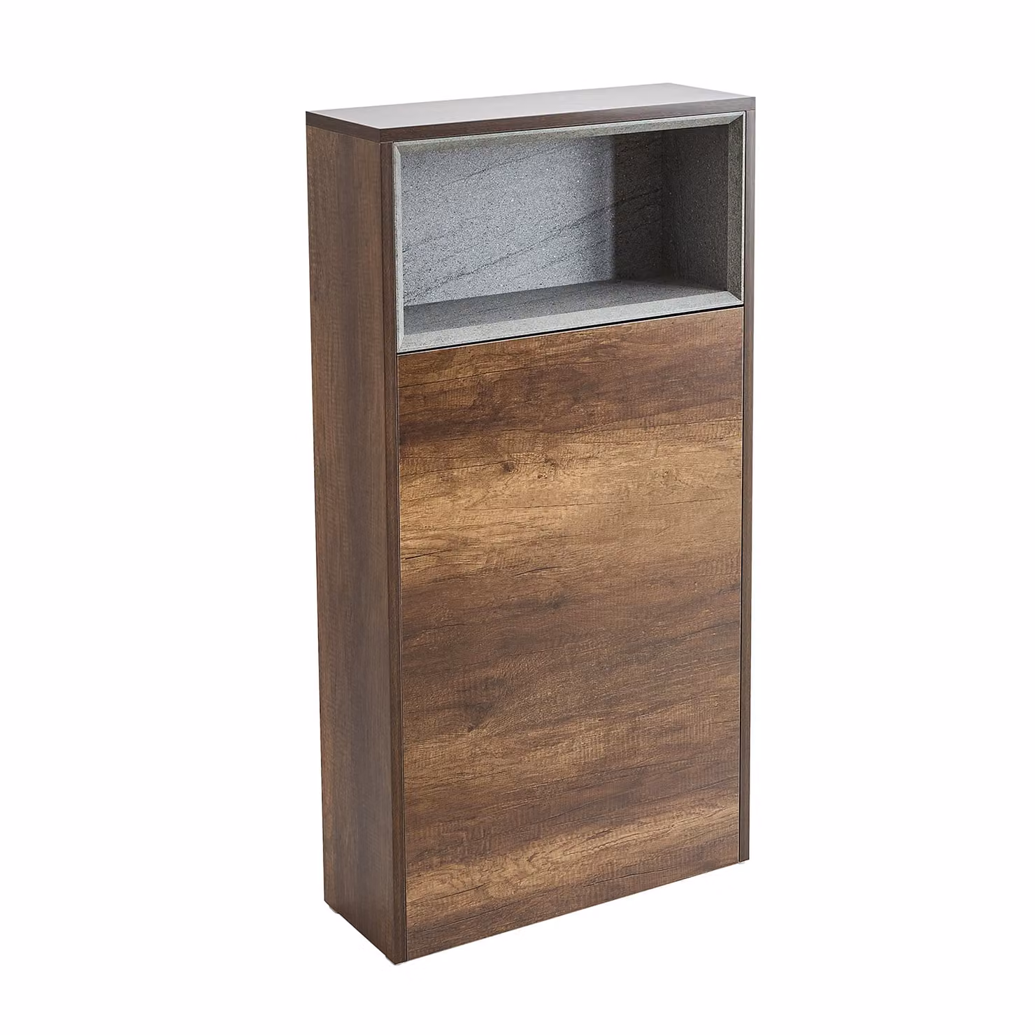 Mobile WC per Stanza da Bagno 1150mm Colore Rovere Scuro Design Aperto - Hoxton