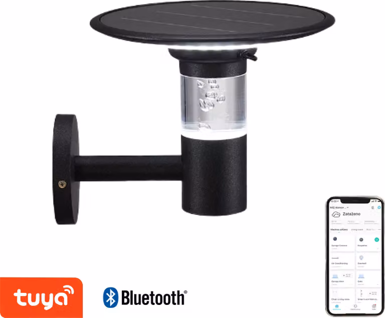 Immax NEO LITE BUBBLES lampada solare intelligente da parete, CW/WW+RGB, IP54, Bluetooth, TUYA, 2W