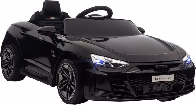 Auto elettrica per bambini 103 x 58 x 41 cm telecomando parentale effetti sonori luminosi sicurezza moderna in PP nero 21_0000507