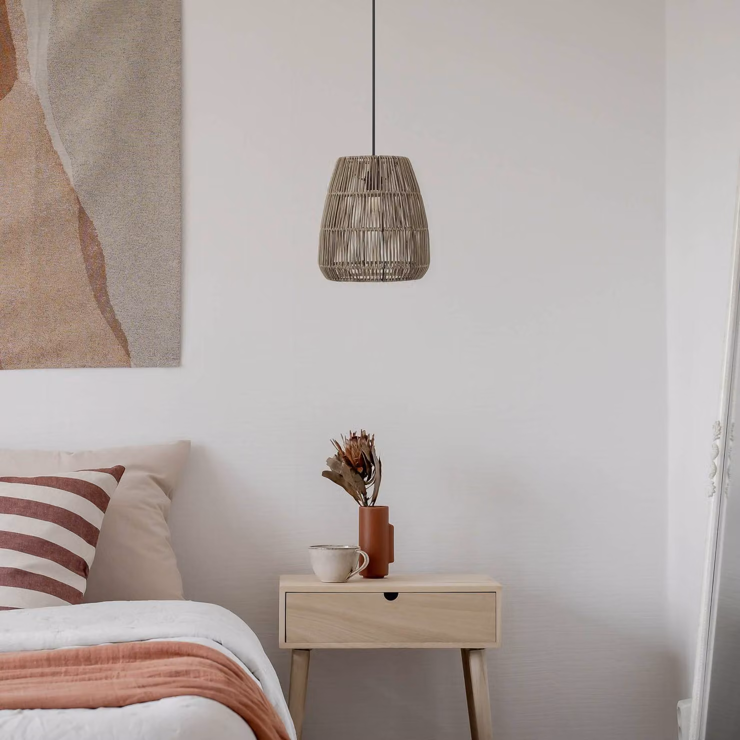 PR Home Lampada a sospensione Saigon, dimmerabile, Alluminio / Grigio / Zincato, Soggiorno / Sala da pranzo, Plastica, Lampada a sospensione