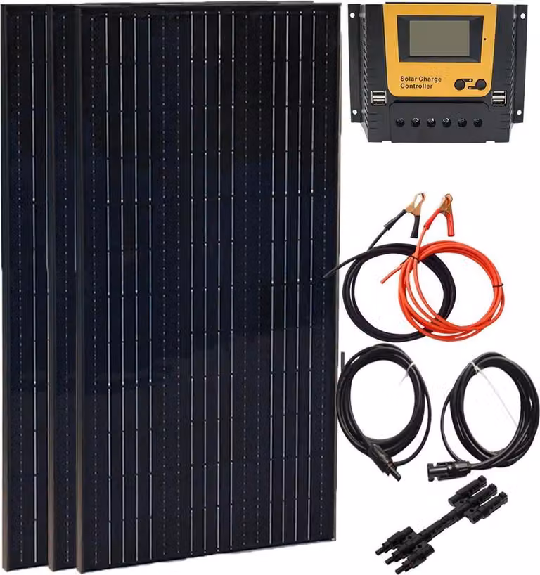 Pannello solare, alta efficienza, applicazioni versatili, kit da 12V 300W