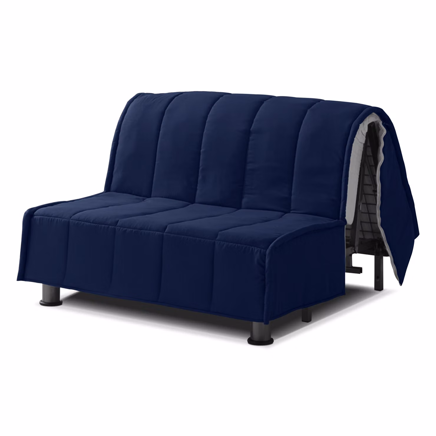 Copertura Divano Letto + Cuscini EVENING 120x190 cm Blu