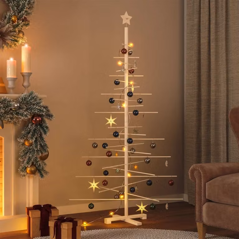Maison Exclusive - Albero di Natale in legno da decorare 180 cm in legno massello di pino
