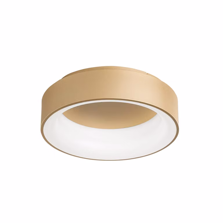 Luce Ambiente Design Plafoniera a LED Noah, Ottone / Oro, Soggiorno / Sala da pranzo, Alluminio, Moderno, Plafoniera LED
