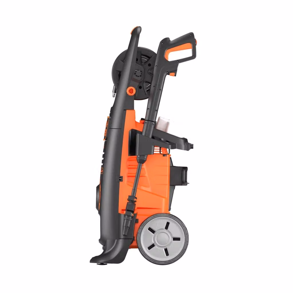 Idropulitrice ad Alta Pressione Black+Decker BXPW2500DTS per Auto ed Esterni Casa, 2500 W, 150 bar, 810 l/h, Colore Nero – 2