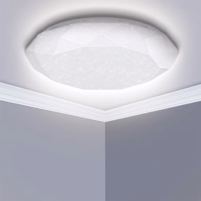 Lampada da soffitto LED Aigostar, 20W, design moderno a forma di cielo stellato, luce bianca fredda 6500K, 1400 lumen, ideale per camera da letto, cucina, cameretta e soggiorno