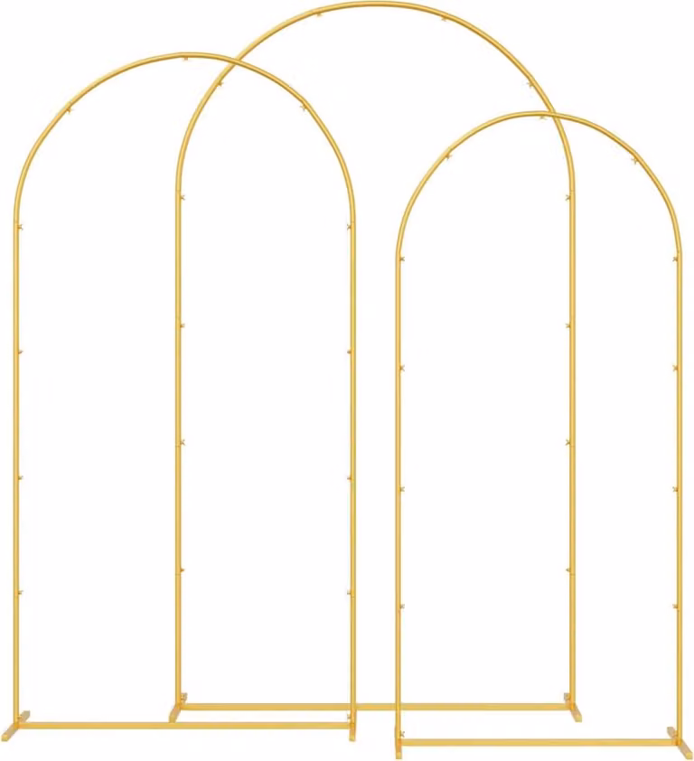 Arco Nuziale 3 pcs Oro Acciaio