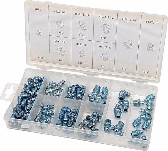Set di 110 punte per trapano (sistema metrico)