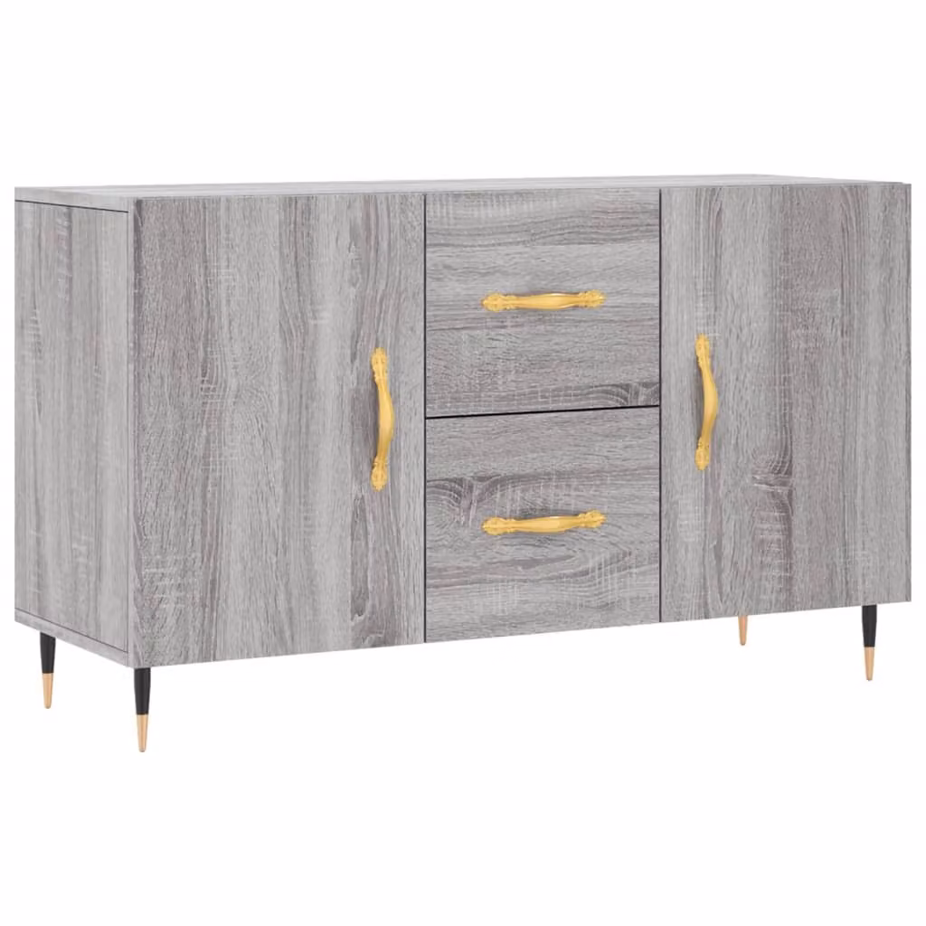 Credenza Grigio Sonoma 100x36x60 cm in Legno Multistrato