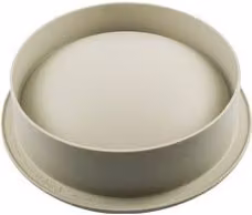 Stampo per torta a goccia Silikomart in silicone beige, diametro 20 cm