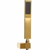 Set doccia economico - Miscelatore termostatico color oro - Rubinetteria da bagno - Soffione a pioggia - Con regolazione termostatica - Soffione - Miscelatore a braccio - Set doccia - Set doccia con miscelatore termostatico