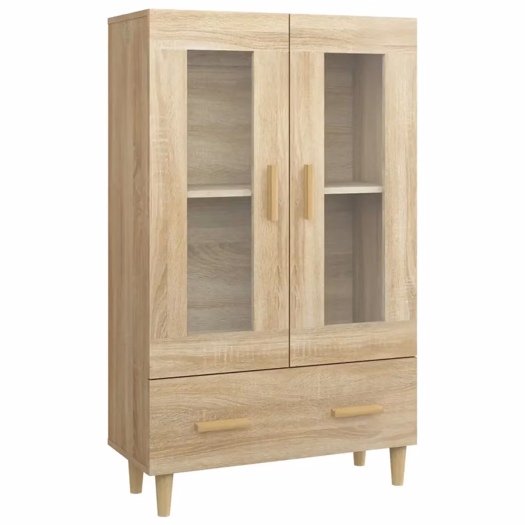 Credenza Buffet Armadio da Cucina Design Mania in Legno Multistrato Rovere Sonoma, L 70 cm x P 31 cm x H 115 cm – 2