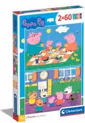 Puzzle Clementoni Peppa Pig Super Color 60 pezzi multicolore L: 27 cm, P: 18,5 cm
