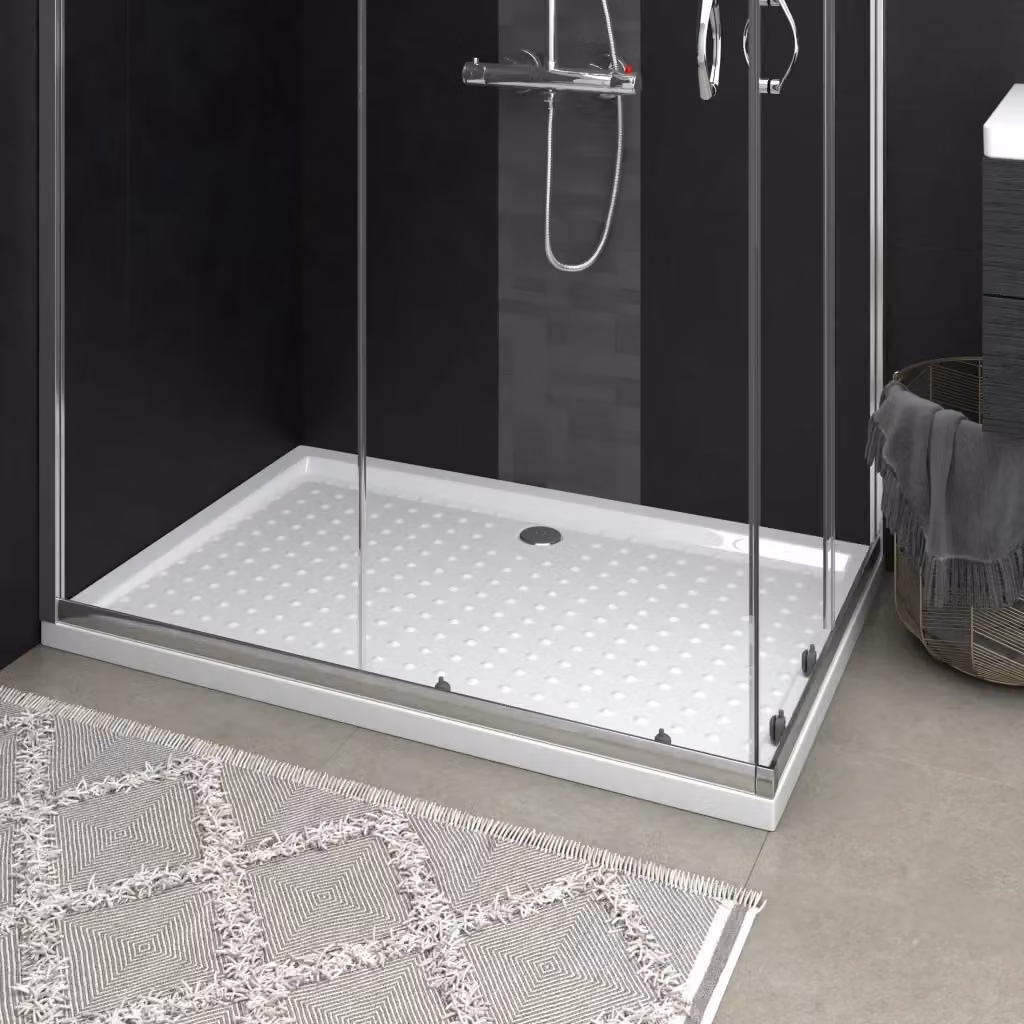 Piatto doccia rettangolare DESIGN IN bianco con superficie antiscivolo in ABS L: 120 cm, P: 80 cm, H: 4 cm CFW5582172 – 2
