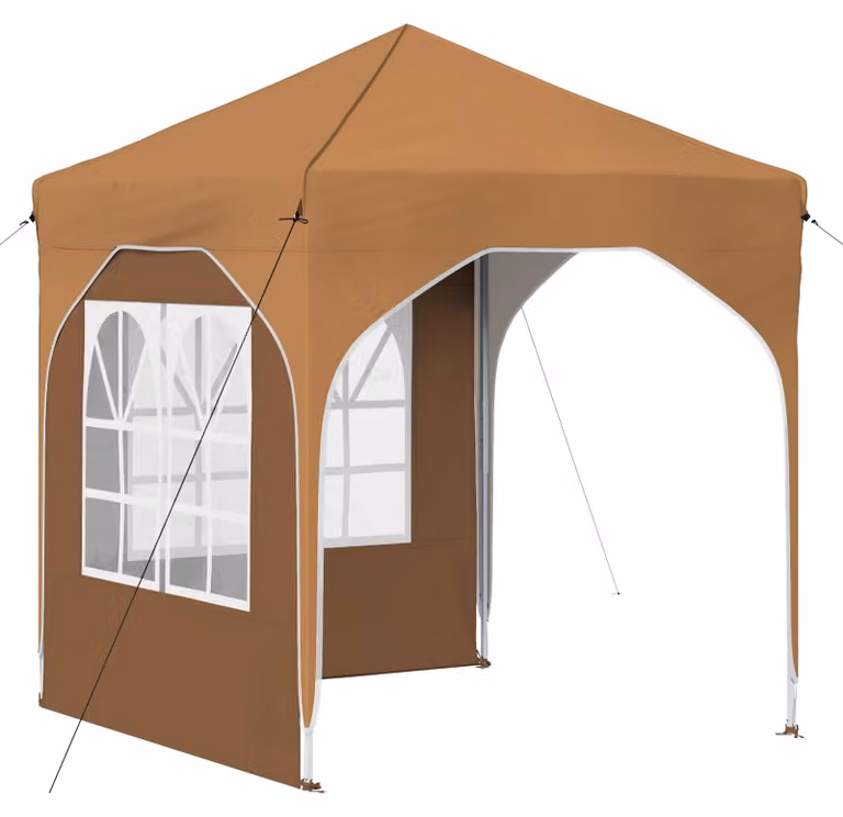Tenda per feste a pop-up 192 x 192 x 245 cm Beige