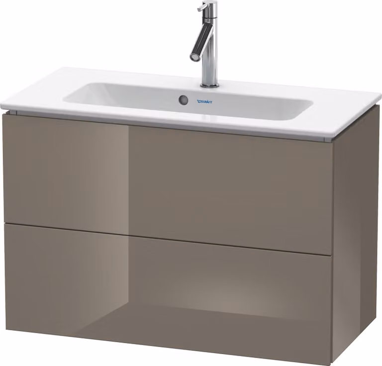 Duravit L-Cube Meuble sous-lavabo suspendu, Compact, 2 tiroirs, 820x550x391mm, LC625708989, LC625708989