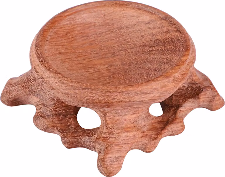 Supporto per sfera di cristallo, pratico, resistente e portatile in legno per l'ufficio di casa