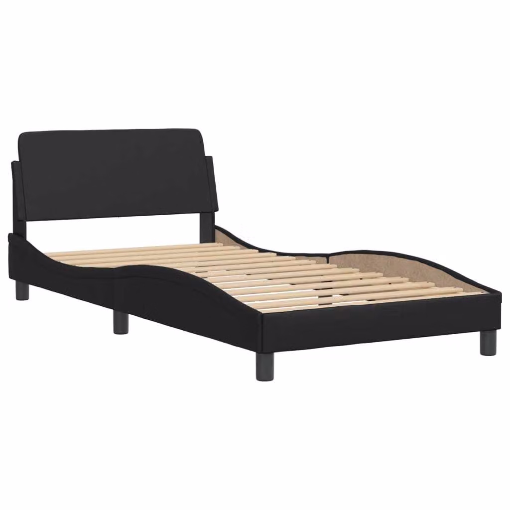 Giroletto Dover Nero 100x200 cm in Pelle finta