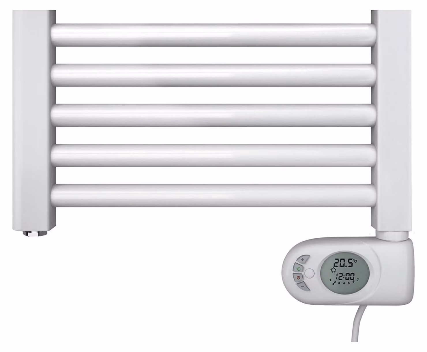 Radiatore di design Zehnder Zeno elettrico, 1000 W, IP44, 1762 x 600 x 30 mm, bianco, 1 pz.