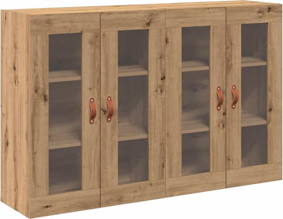 Armadi da Parete 2 pcs Rovere artigianale 69,5 x 34 x 90 cm