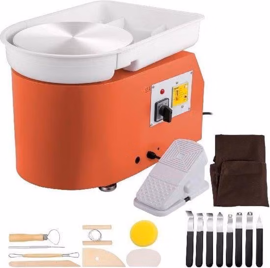Tornio per Vetroceramica da 28 cm, 350 W, con 18 pezzi