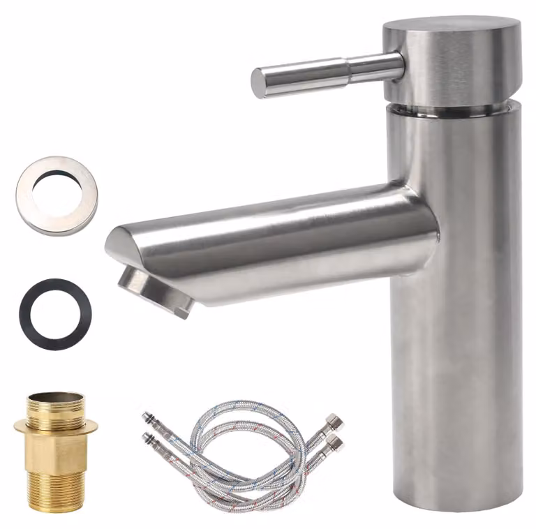 Solidchoice - Miscelatore monocomando per bagno con un solo getto