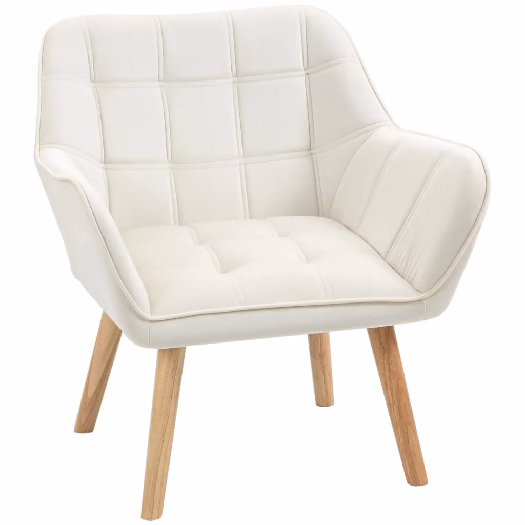 Poltrona Design Scandinavo Xylo in Velluto Petrol con Struttura in Legno, L: 67 cm, P: 61.5 cm, H: 71 cm – 2