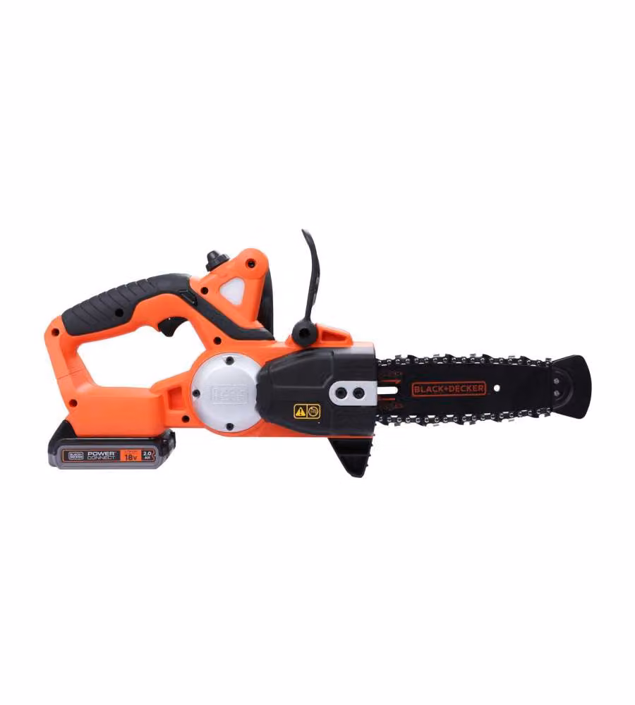 Black+Decker Elettrosega a Batteria 18V con Barra da 20 cm e Tensionamento Automatico – 2