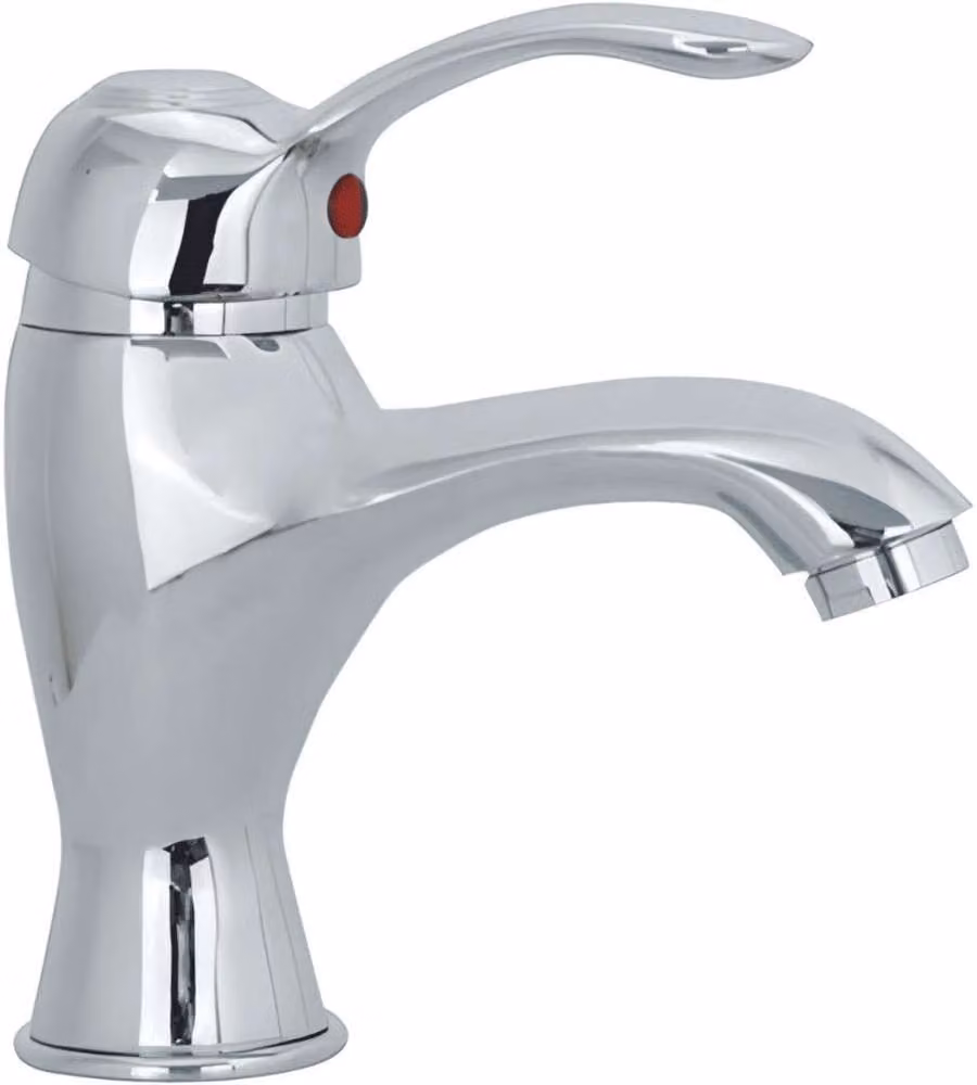 AQUAE Rubinetto Bagno Deria Cromato per Lavabo con Piletta Pop Up