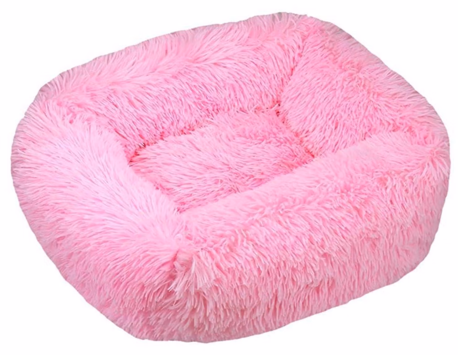 Cuccia ortopedica per cani, taglia XXL, 110x90 cm, rosa, lavabile, antiscivolo, base impermeabile