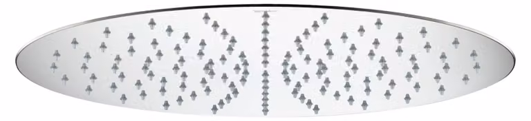 Doccia a soffitto, monojet, 400 mm, cromata, rotonda, da montare a soffitto