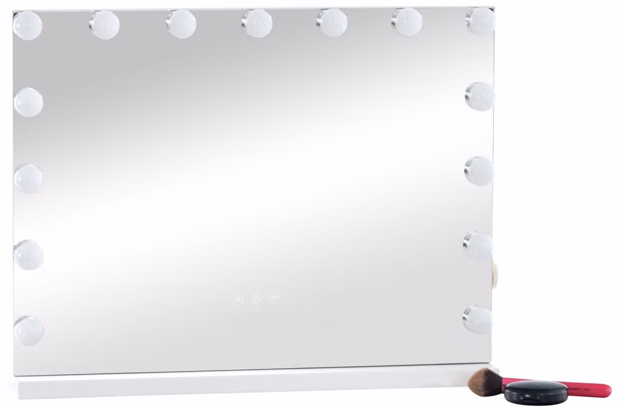 Specchio per il trucco Marlene - Bianco
