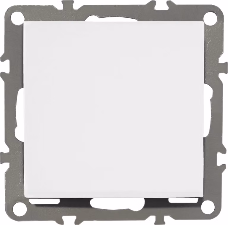 Interruttore a due vie QUADRA, colore bianco