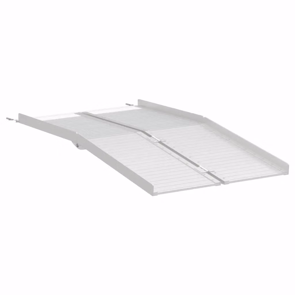 Rampa per sedia a rotelle vidaXL in alluminio argento L: 152 cm, P: 73 cm, H: 5 cm – 2