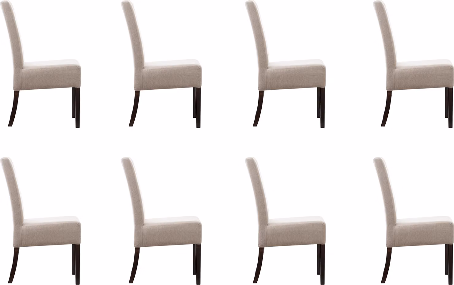 8x Stuhl Set Polster Sitz Stühle Garnitur Wartezimmer Kanzlei Praxis Lounge Club