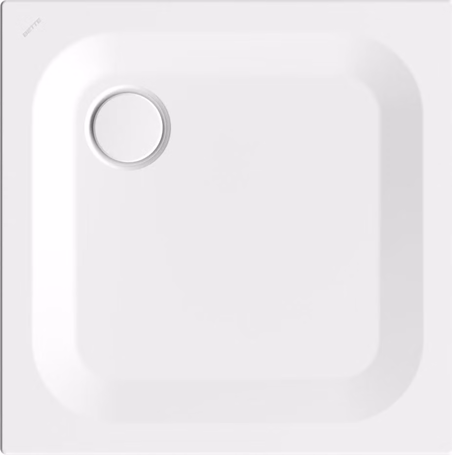 BetteUltra receveur de douche rectangulaire avec antidérapant Sense 750x750x25, blanc, 5529-000AS, 5529-000AS