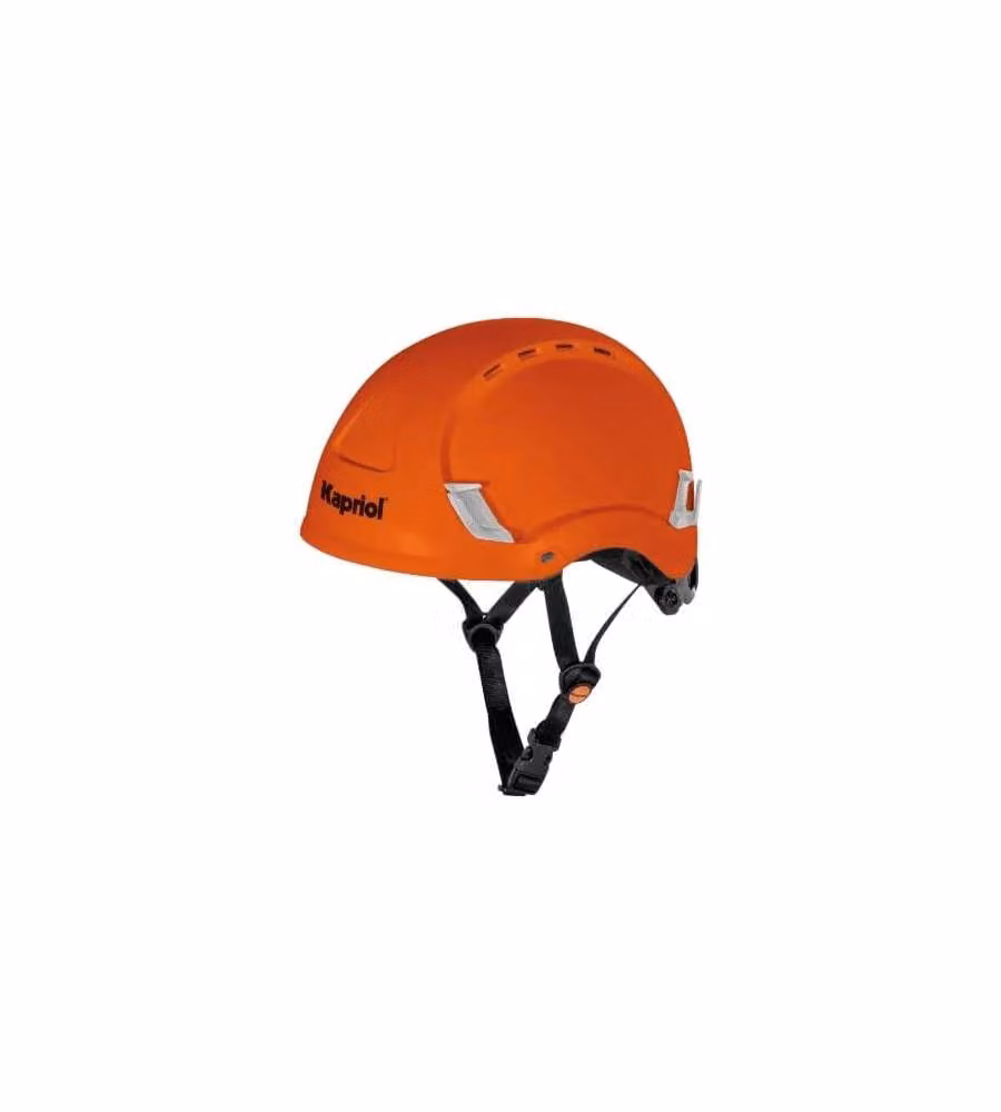 Kapriol Casco Sicurezza Airkap Plus Arancione per Lavori in Quota