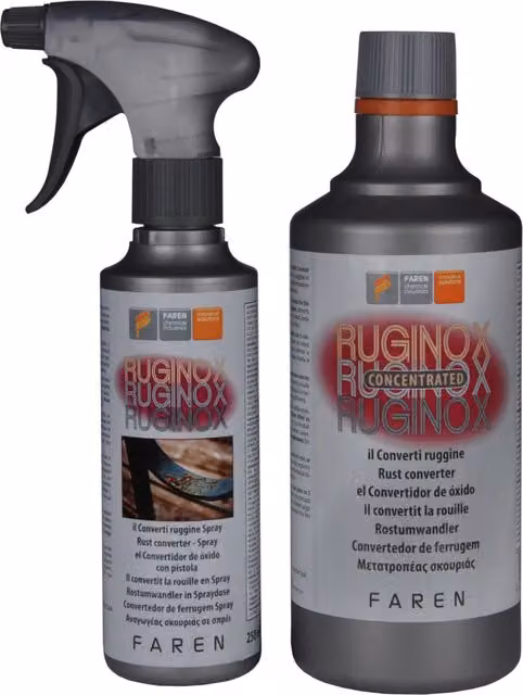 Convertiruggine Ruginox Faren Nero 750 ml 12 Pezzi