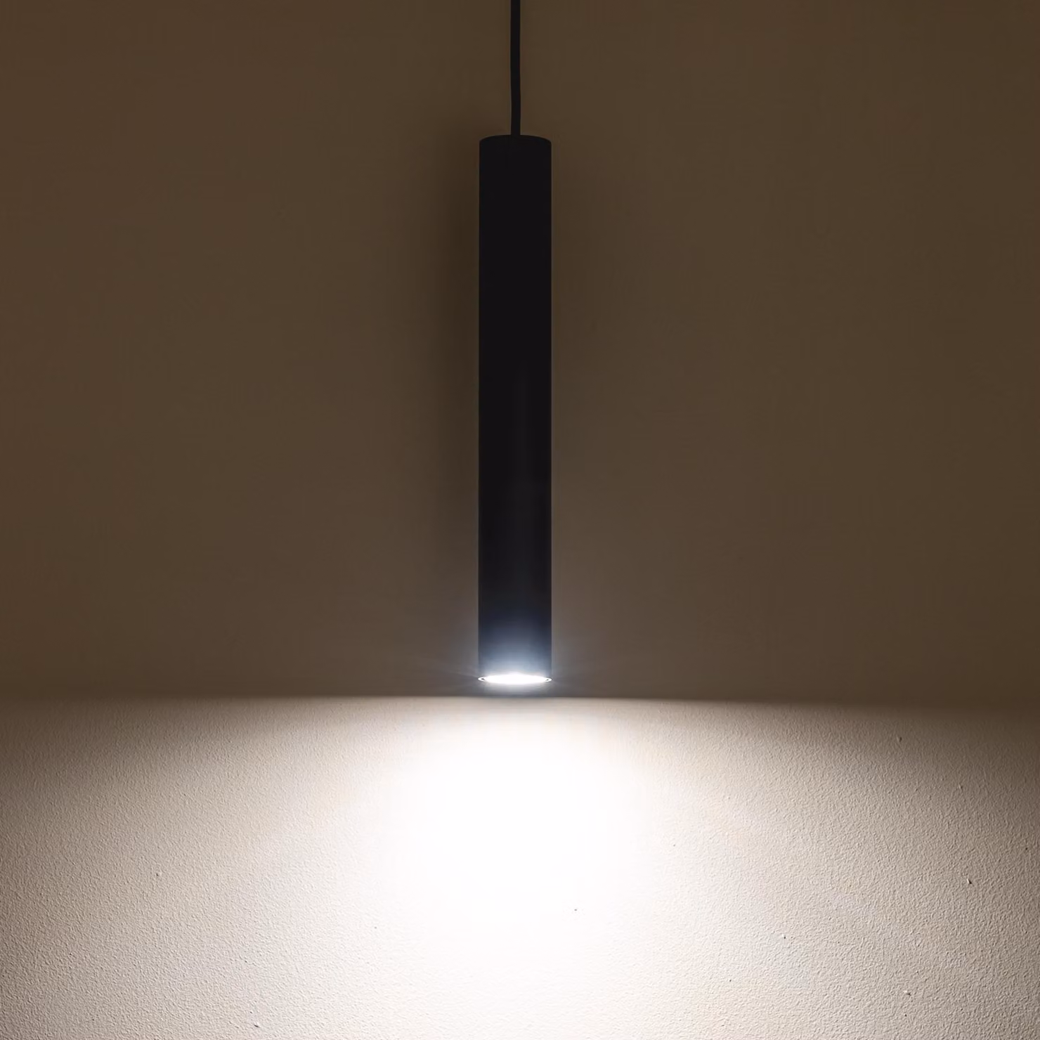 Lampada a sospensione FOURTY color grafite 1xGU10x10W in metallo, dimensioni: 133x4x4 cm, IP20, Nowodvorski Lighting