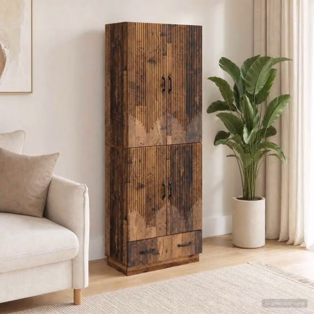 Set di armadi 2 pz Legno antico Legno ingegnerizzato 3416779