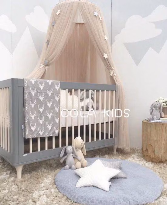 Rete per neonati per la stanza dei giochi e la cameretta - Beige - Decorazioni per neonati e bambini