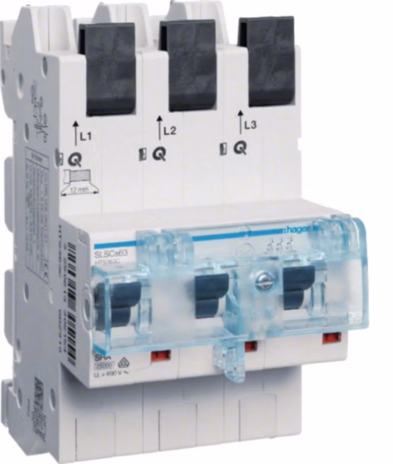 Hager HTS363C Tensione di ingresso: 230/400 V