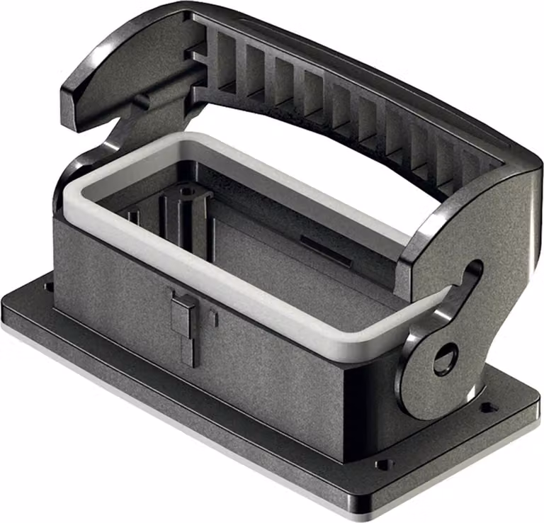 HARTING Han ECO Outdoor 16B Custodia da montaggio con telaio di supporto con 1 staffa longitudinale - 1 pezzo