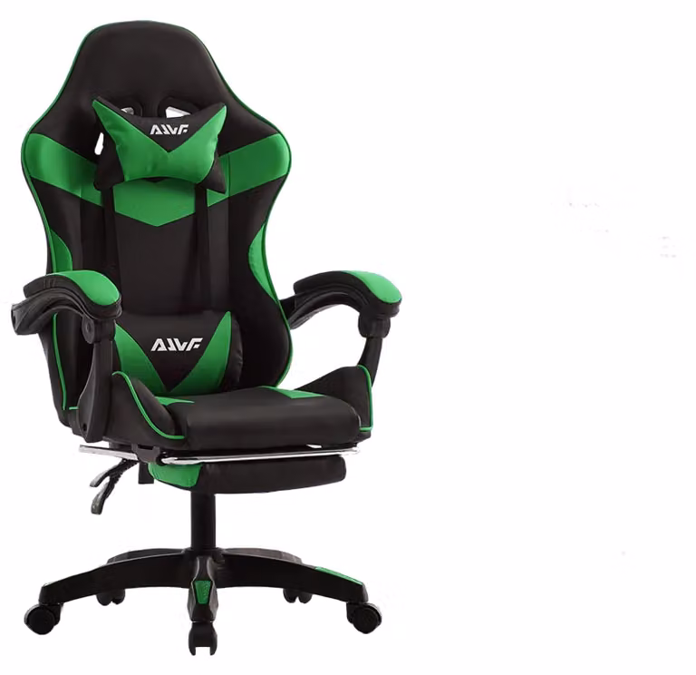 Sedia ergonomica da gaming - Sedia da gioco - Sedia da ufficio - Sedia da gaming nera - Sedia da corsa
