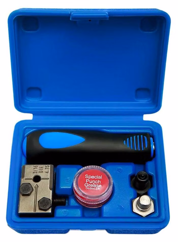 Attrezzo per crimpare i tubi dei freni - Set a doppia flangia da 4,75 mm - Per tubi in rame - Per applicazioni pesanti - Riparazioni automobilistiche - Per meccanici